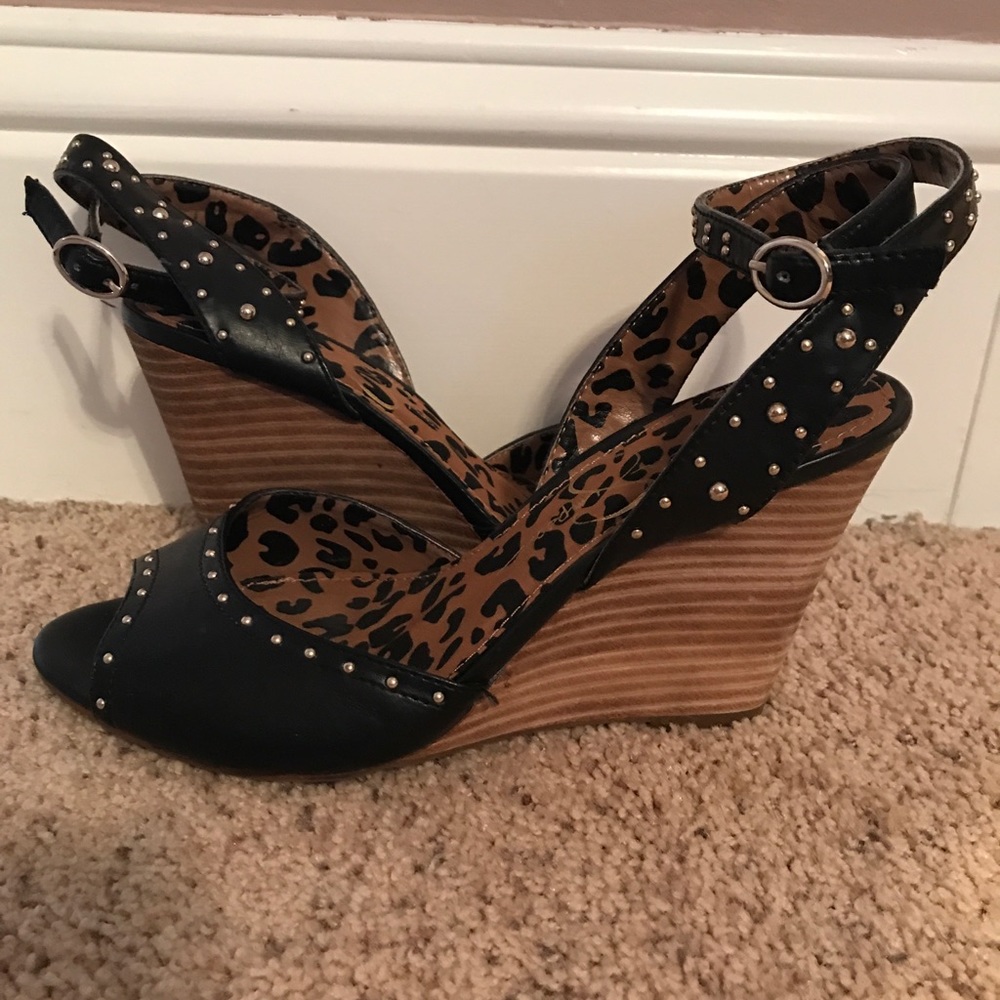 ❤️Jessica Simpson | Wedge | Stud | Strap | 8.5